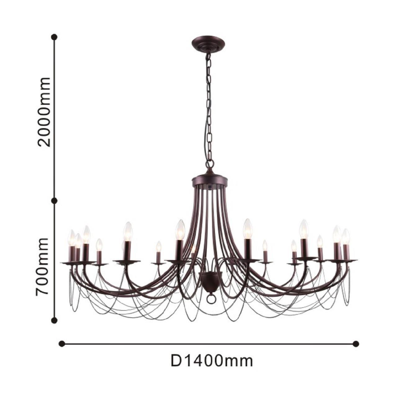 Дополнительная картинка Подвесная люстра F-Promo Plini 2590-18P