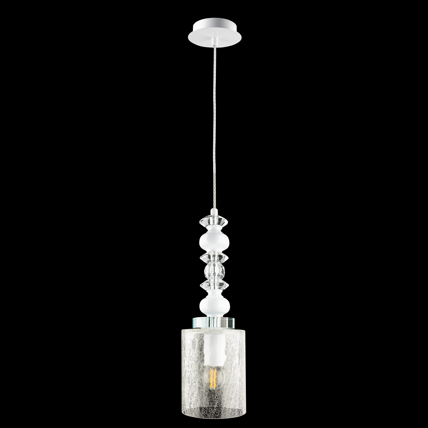 Светильник подвесной Crystal Lux MATEO SP1 WHITE Crystal Lux 2401/201 — фото 6