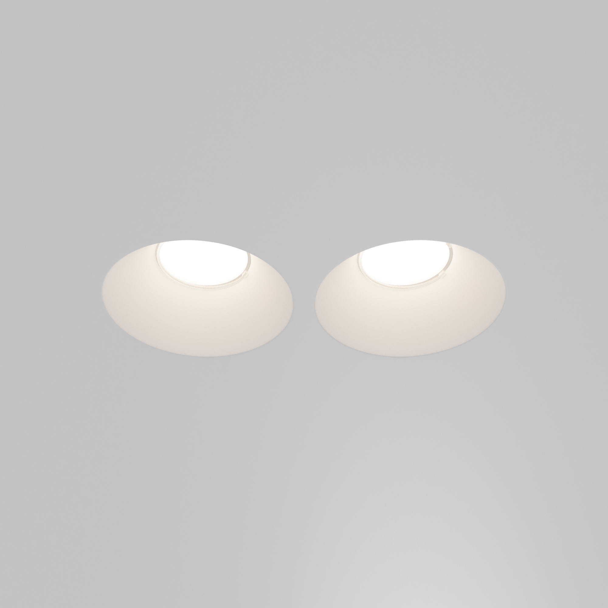 Картинка Встраиваемый светильник Technical DL129-GU10-02-W Gyps Modern