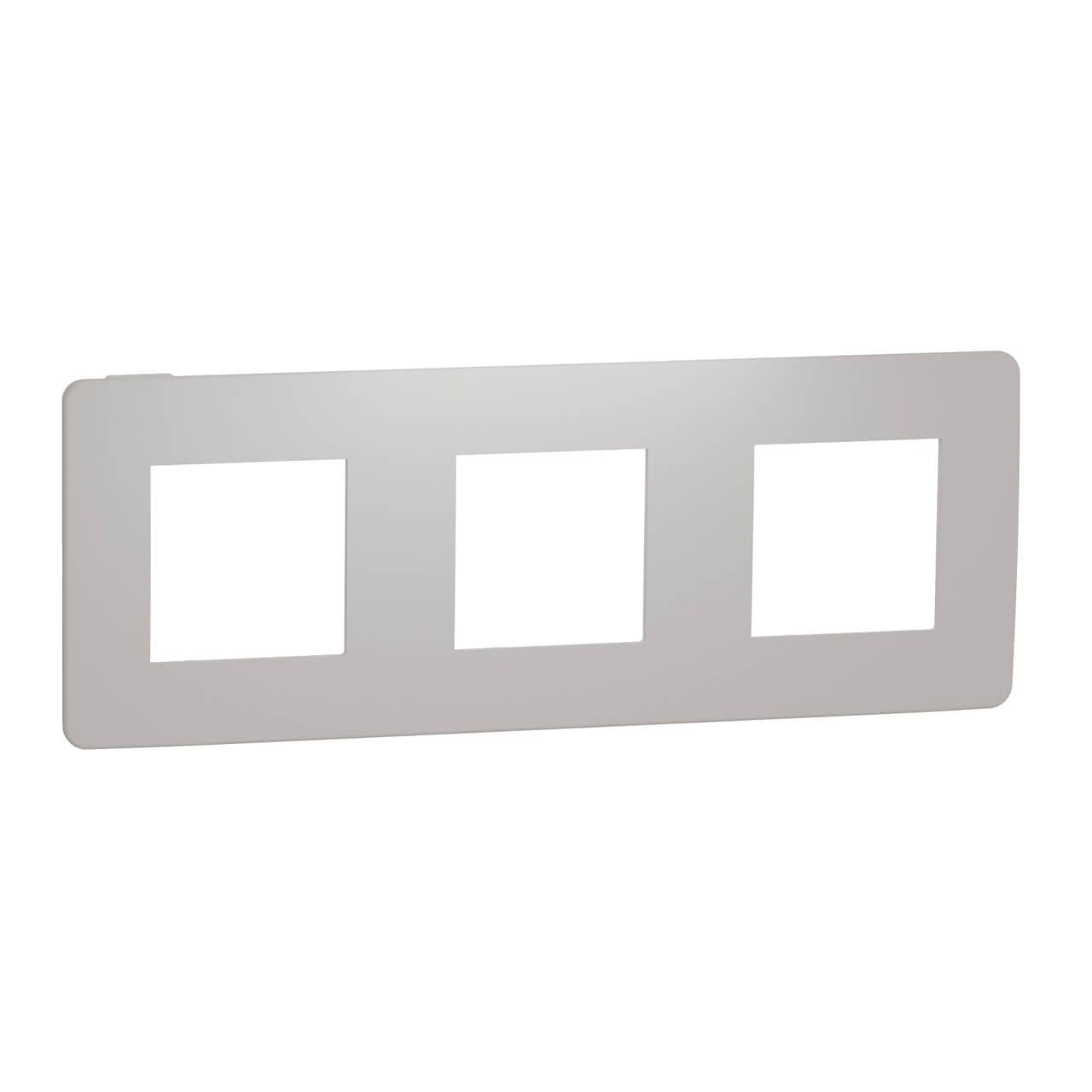 Рамка 3-постовая Schneider Electric Unica New NU280624