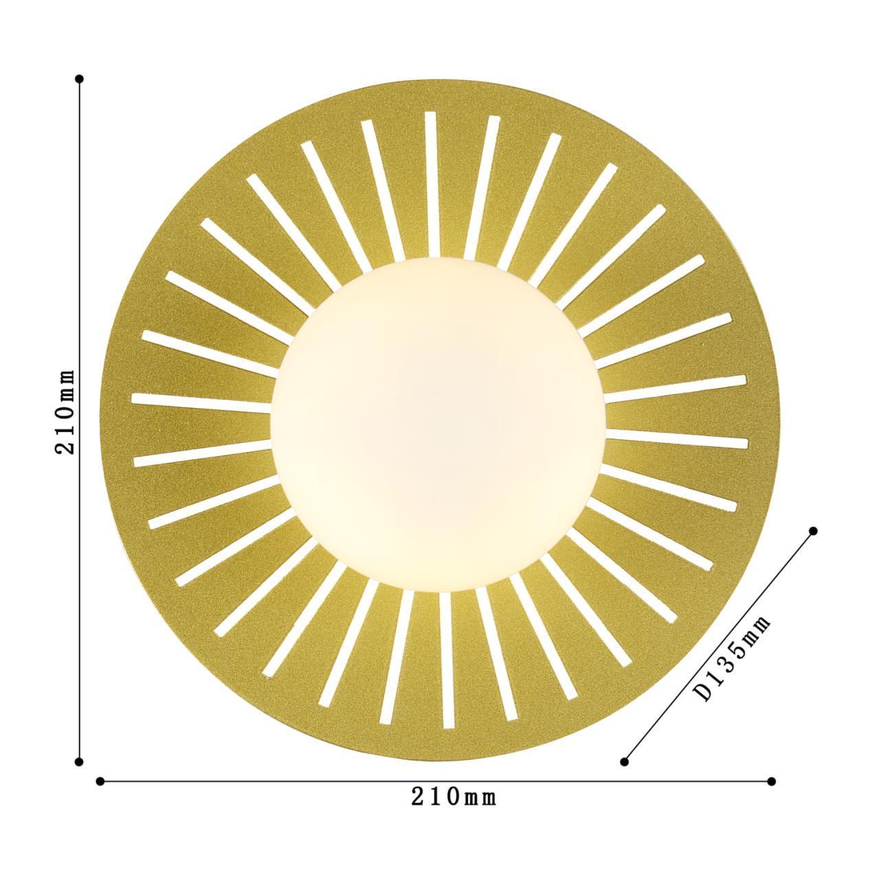 Дополнительная картинка Настенный светильник Favourite Sonnenblume 2356-1W