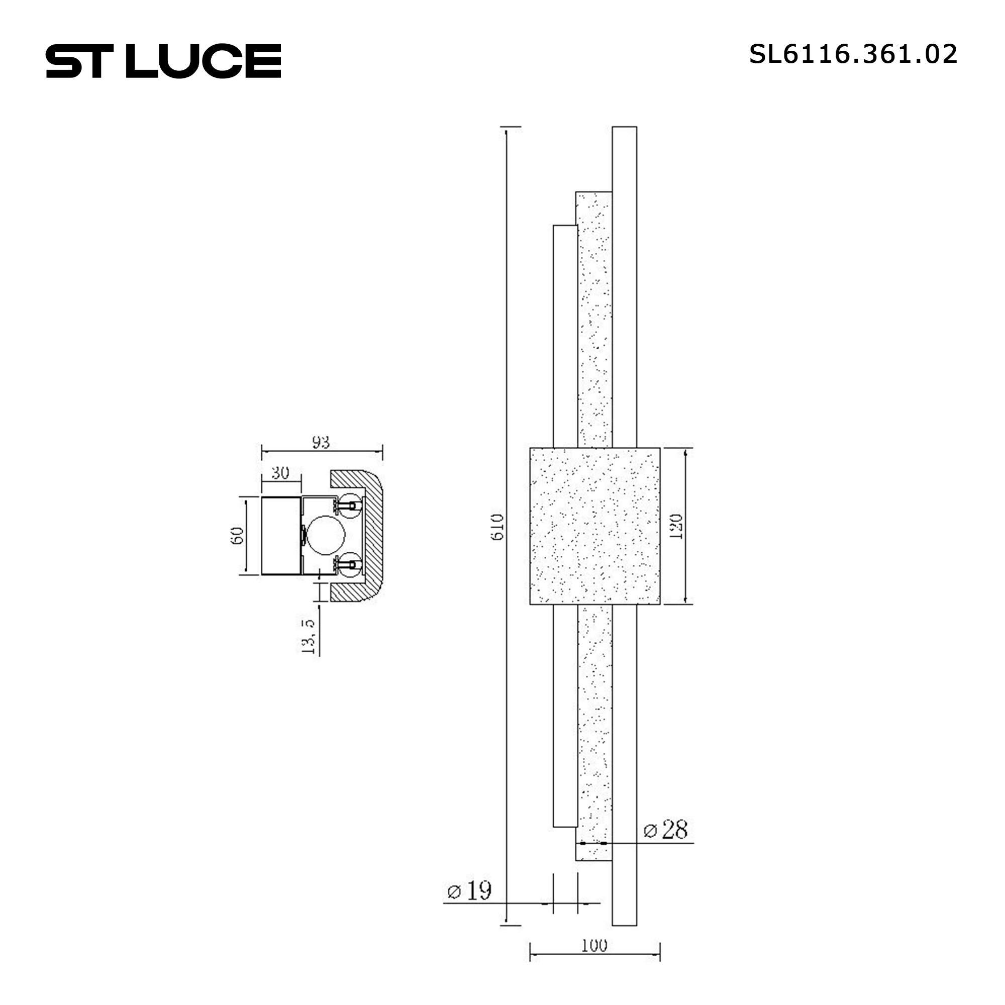 Дополнительная картинка SL6116.361.02 Бра ST-Luce 