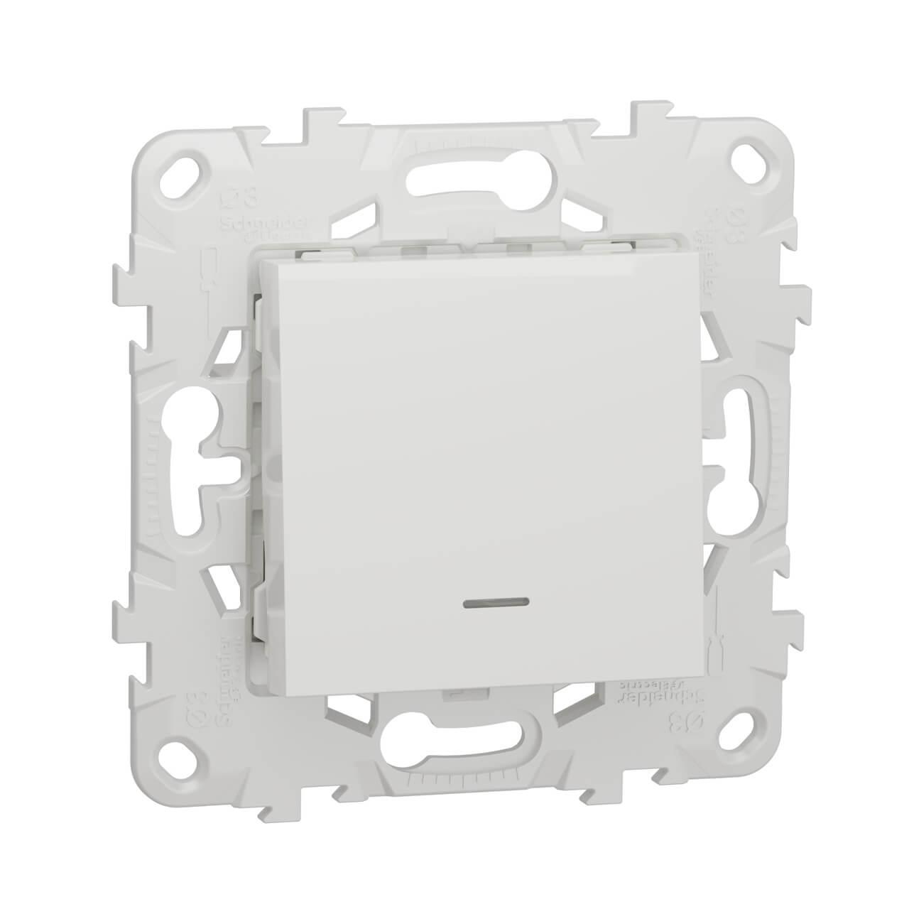 Переключатель одноклавишный Schneider Electric Unica New NU520318N