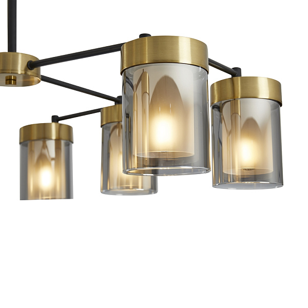 Дополнительная картинка Подвесная люстра Freya FR5432PL-08BBS