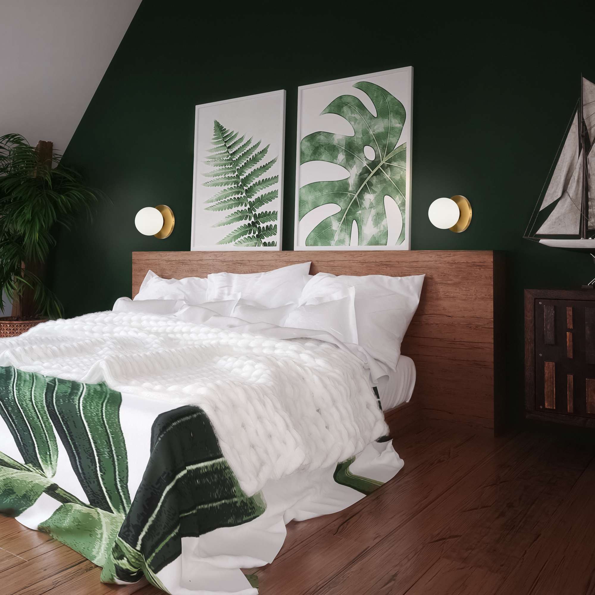 Дополнительная картинка Бра Freya Zelda FR5125WL-01BS