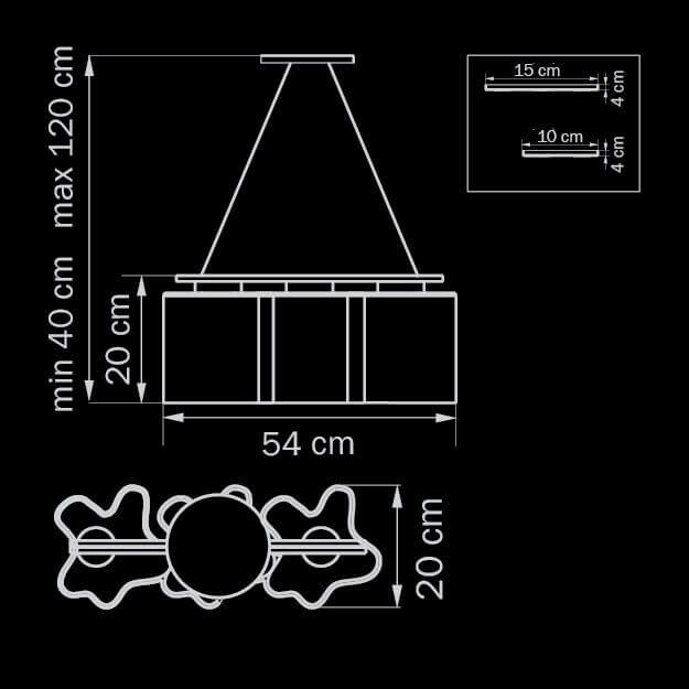 Картинка Подвесная люстра Lightstar Nubi 802130