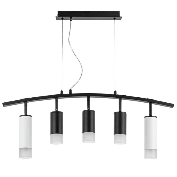 lr7358623731 люстра rullo 5х50w gu10 черный - белый  571735 - 214437-3 - 214486-2 - 202431-5, EGLO, доставка по Казахстану