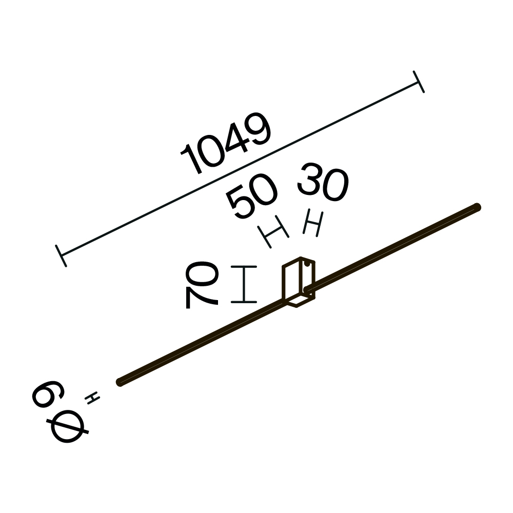 Дополнительная картинка Бра Technical C071WL-L12GB3K