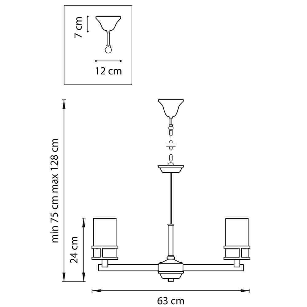 Картинка Подвесная люстра Lightstar Cero 731067