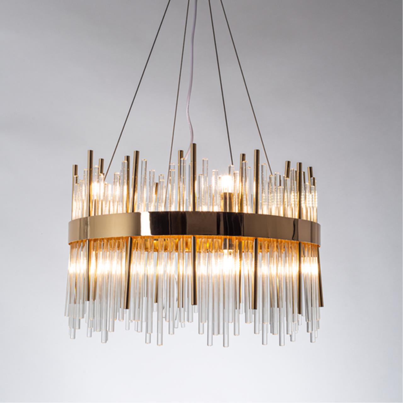 Дополнительная картинка Подвесная люстра Arte Lamp Acapulco A1007SP-10GO