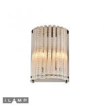 Декоративные настенные Настенный светильник iLamp Manhattan W2554-2 Nickel, доставка по Казахстану 