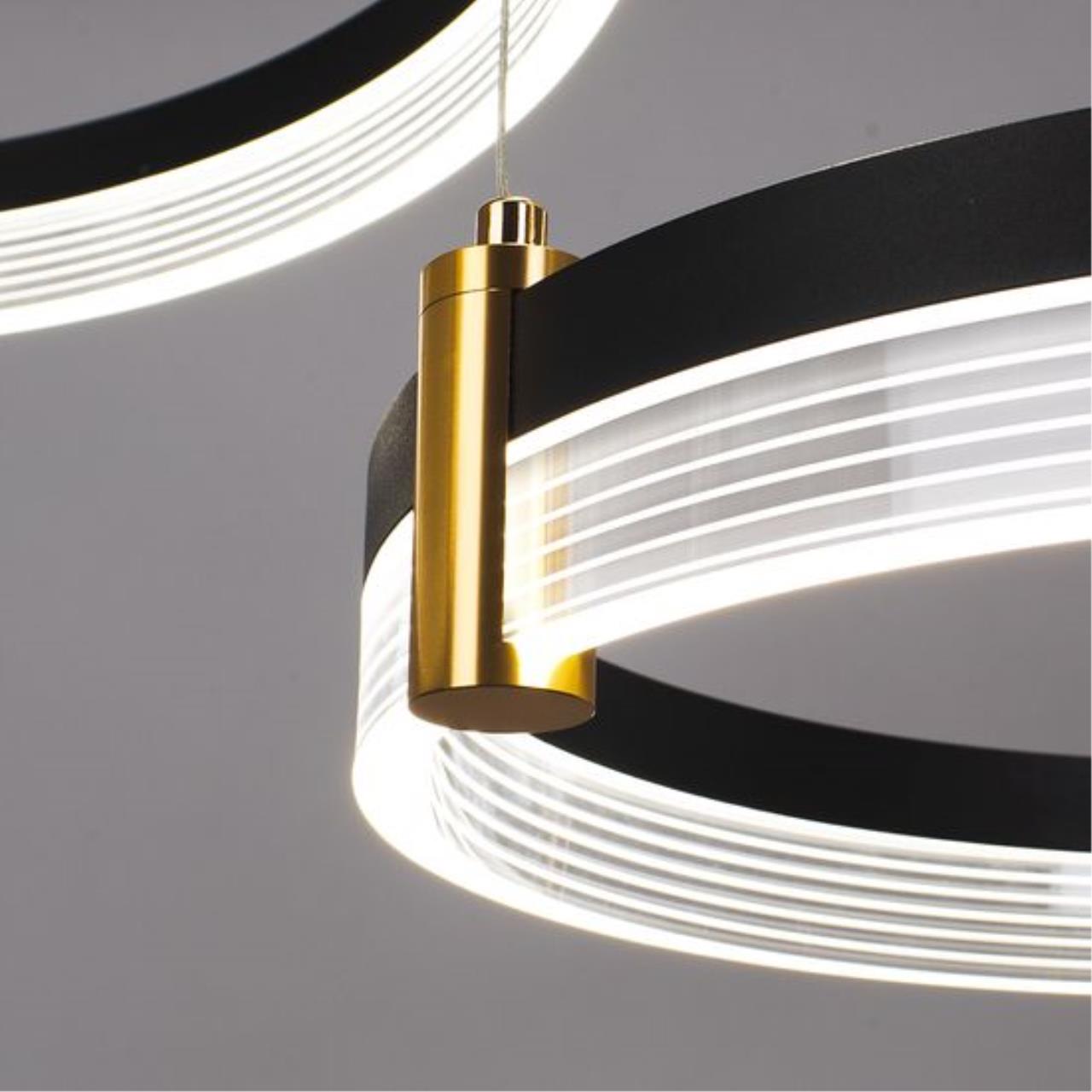 Картинка Подвесной светодиодный светильник Arte Lamp Mercury A2185SP-3BK