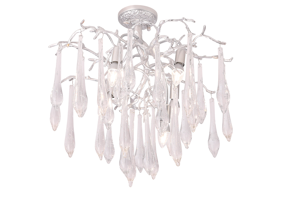 Потолочные Люстра Crystal Lux REINA PL5 D600 SILVER PATINA Crystal Lux 3582/105, доставка по Казахстану 