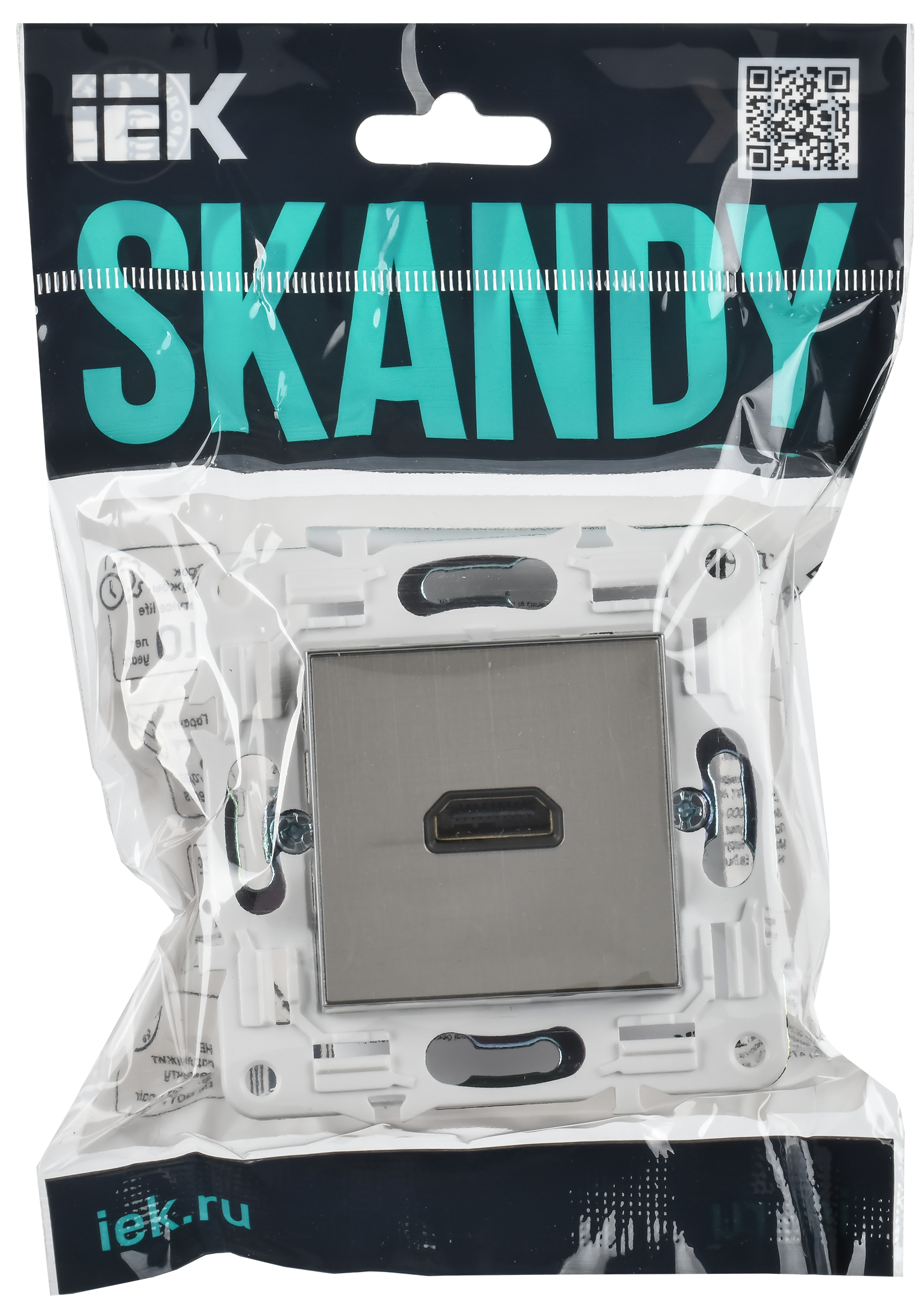 SKANDY Роз. HDMI SK-H01N никель IEK