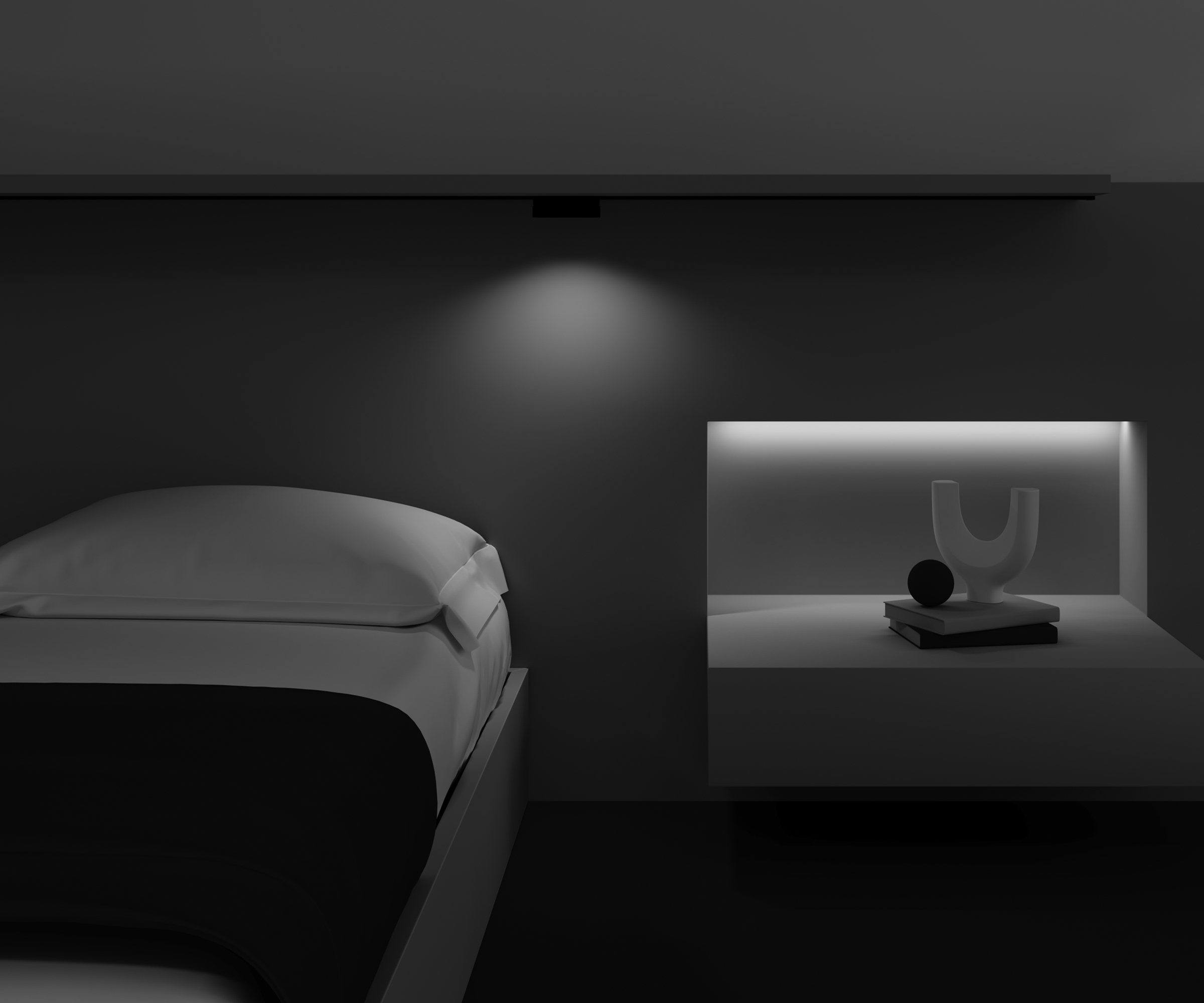 Дополнительная картинка Трековый светильник Technical TR084-1-6W3K-B