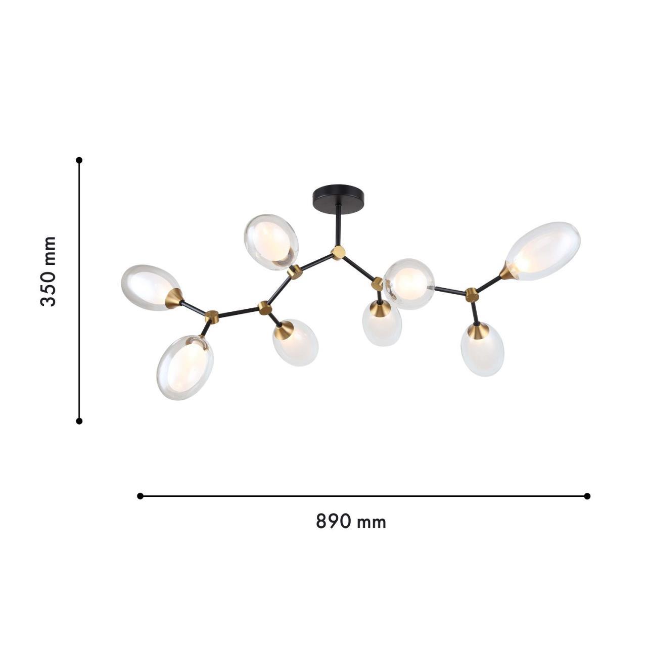 Дополнительная картинка Потолочная люстра Ovo 4083-8P