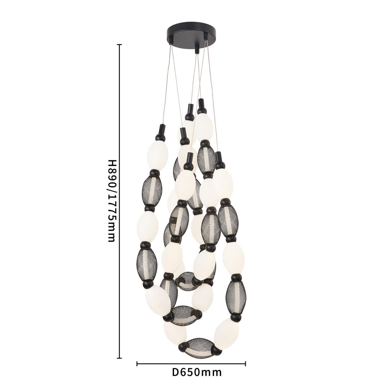 Картинка Подвесной светильник Perler 4560-3PC