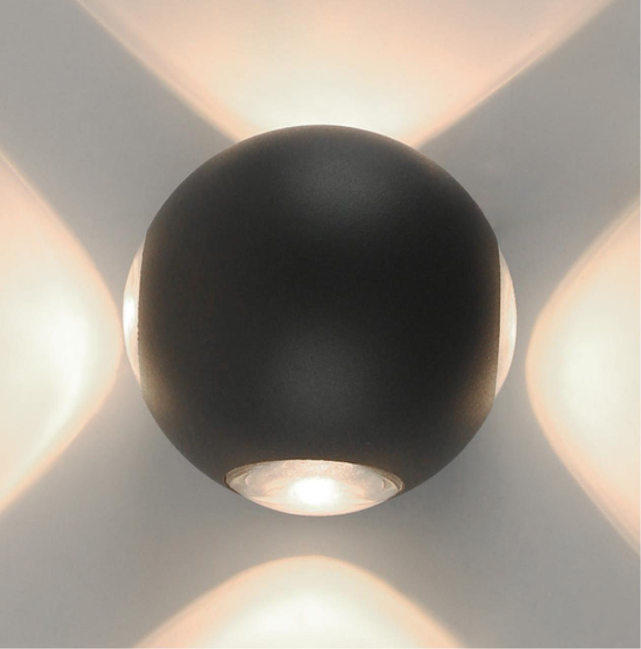 Уличный настенный светодиодный светильник Arte Lamp CONRAD A1544AL-4GY — фото 9