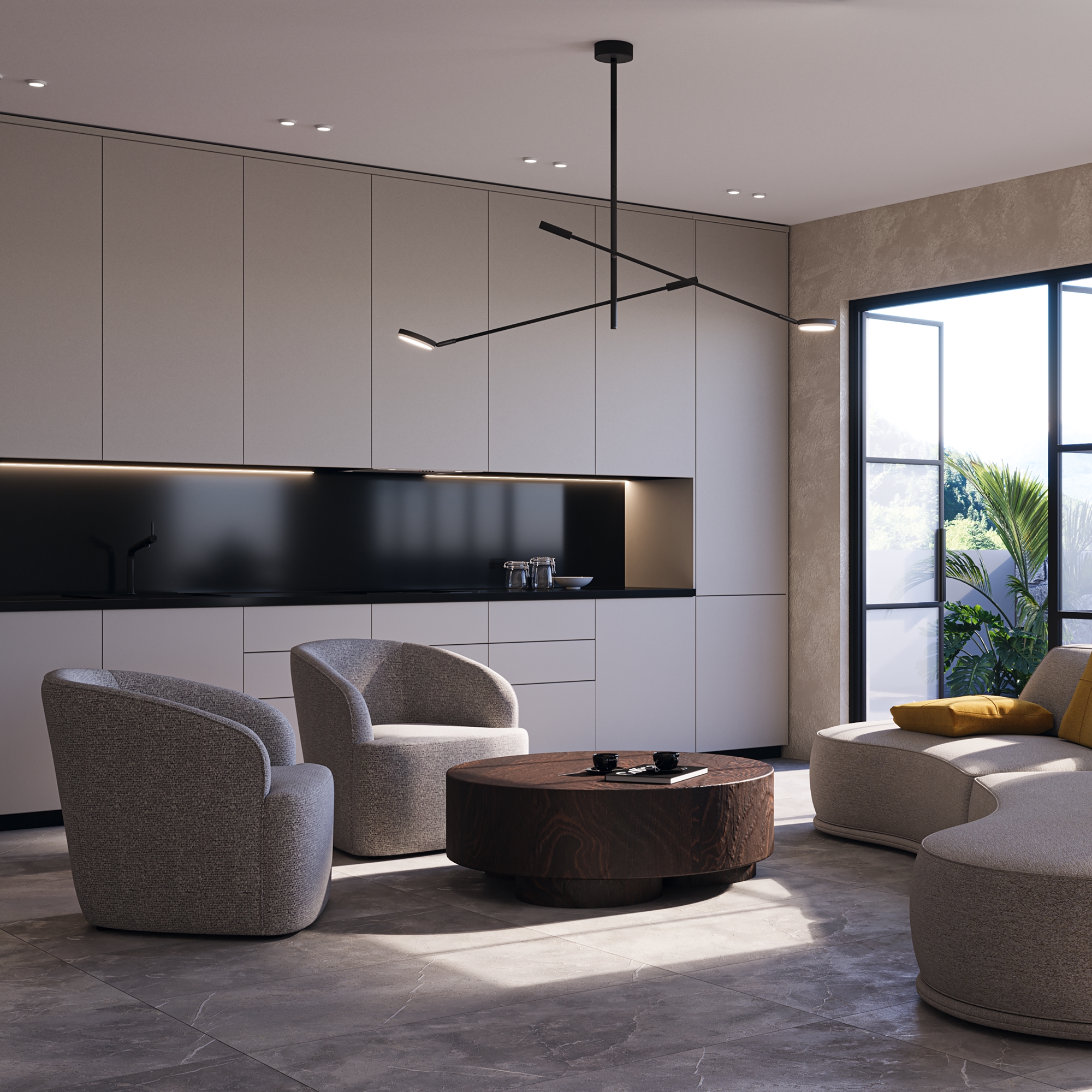 Дополнительная картинка Подвесной светильник Maytoni MOD070CL-L15B3K1