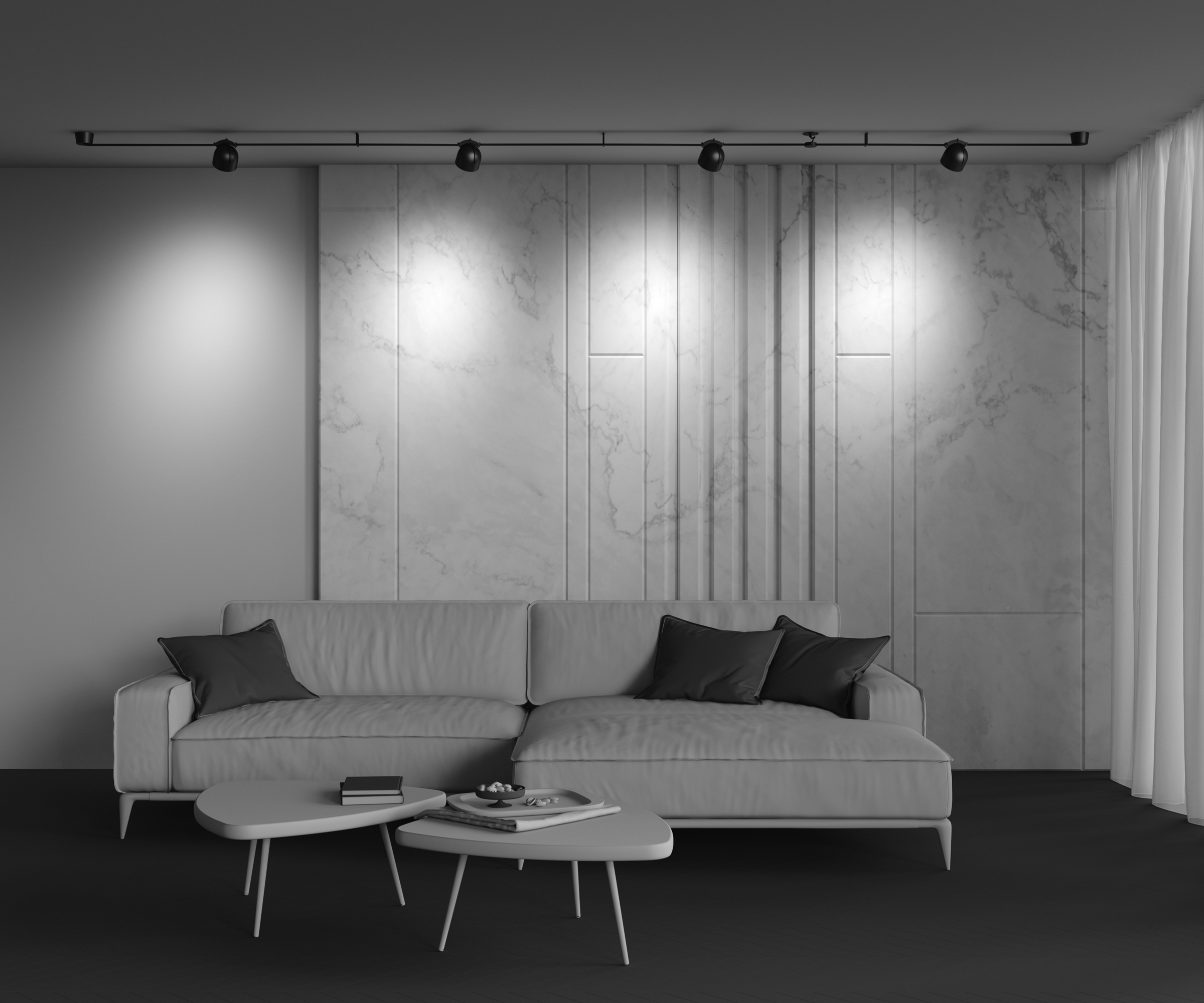 Дополнительная картинка Потолочный светильник Technical TR124B-12W3K-M-B