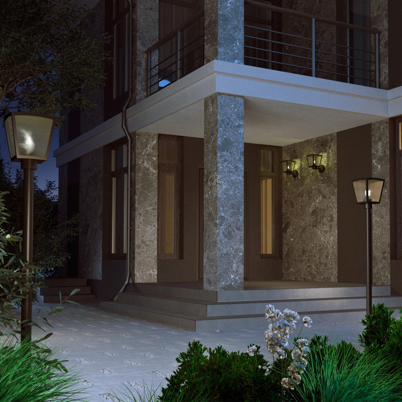 Картинка 370944 STREET NT23 000 темно-серый Светильник ландшафтный IP54 E27 18W 220-240V PARK