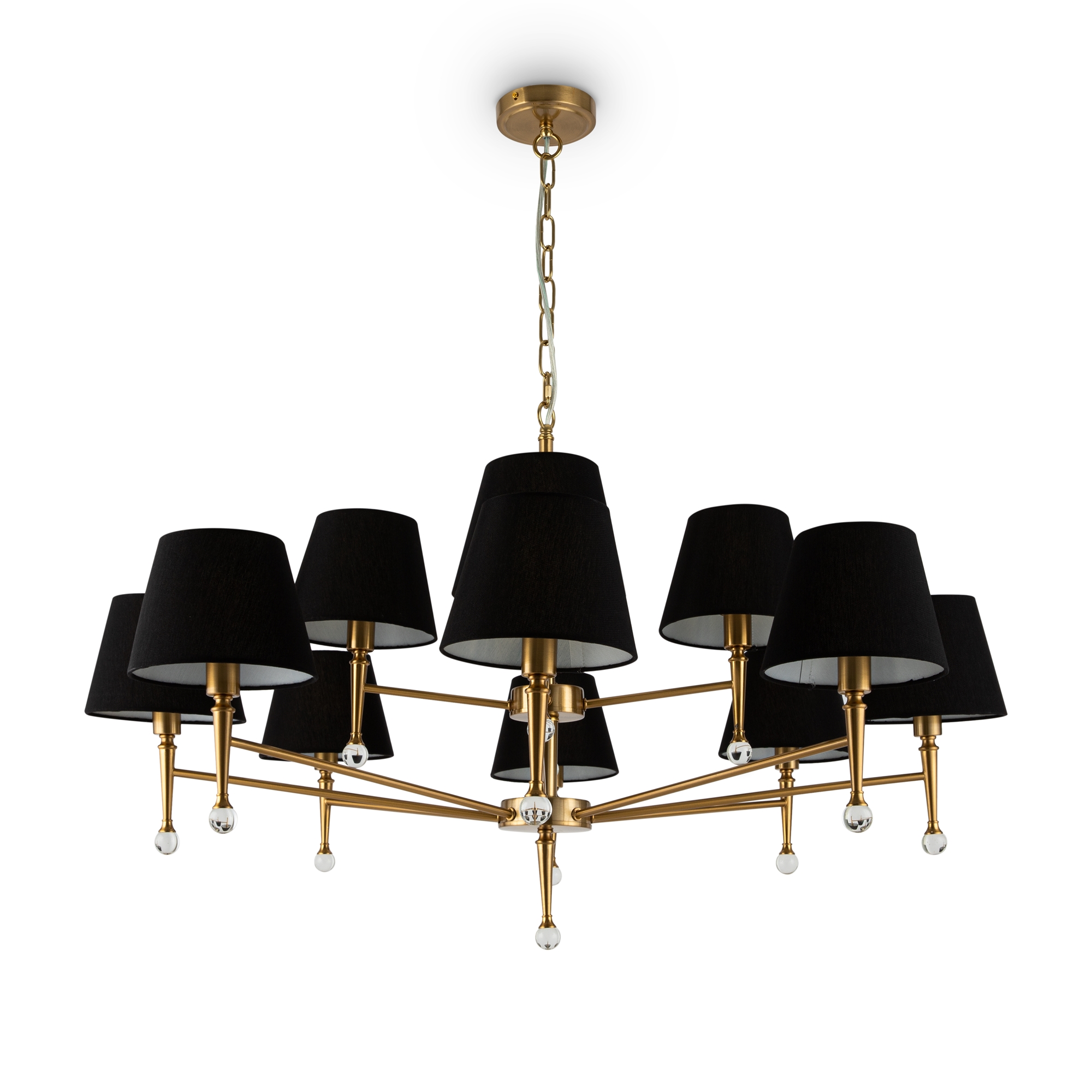 подвесная люстра freya fr5190pl-12bs, доставка по Казахстану 