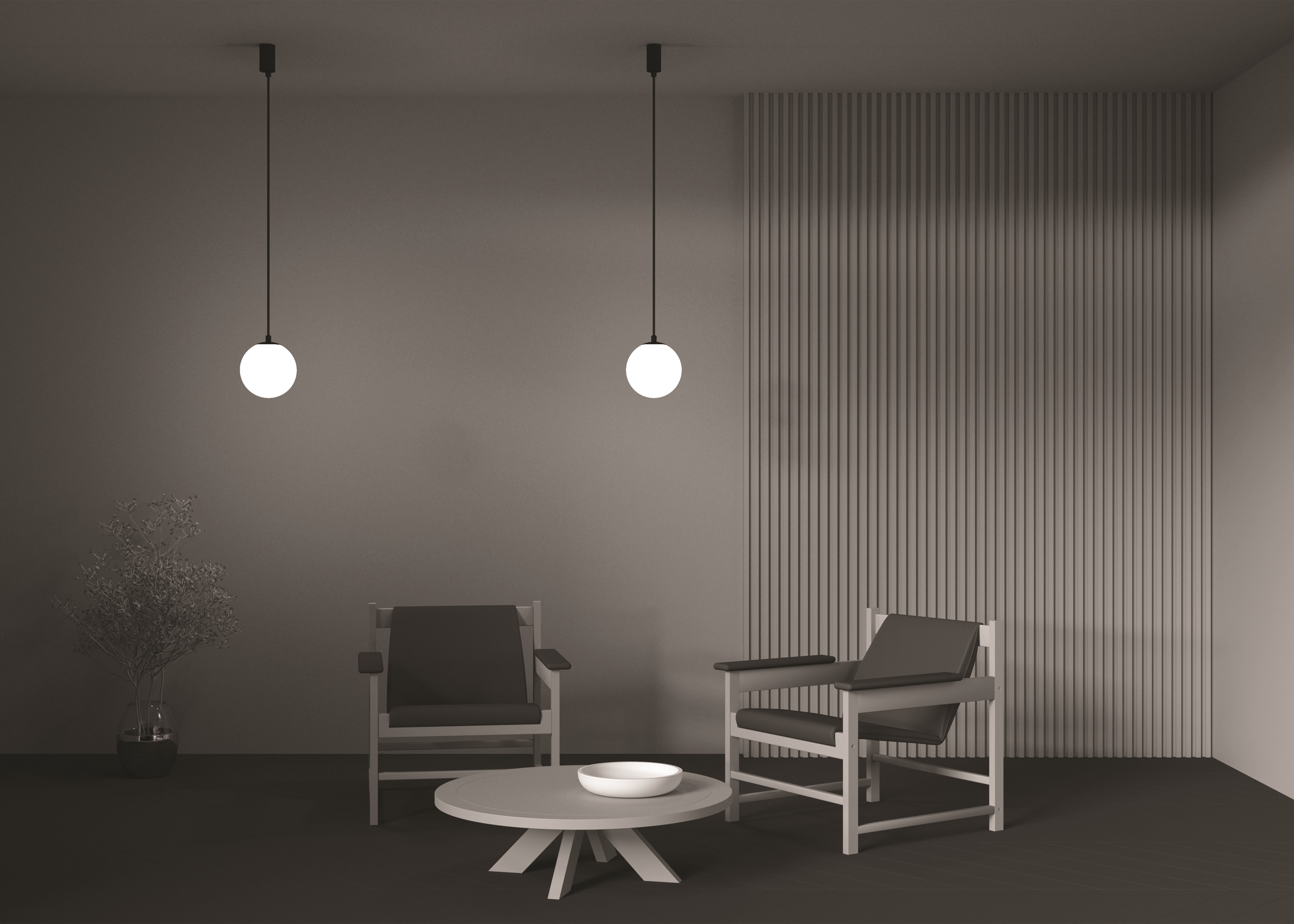 Дополнительная картинка Подвесной светильник Technical P039PL-5W4K-20-B