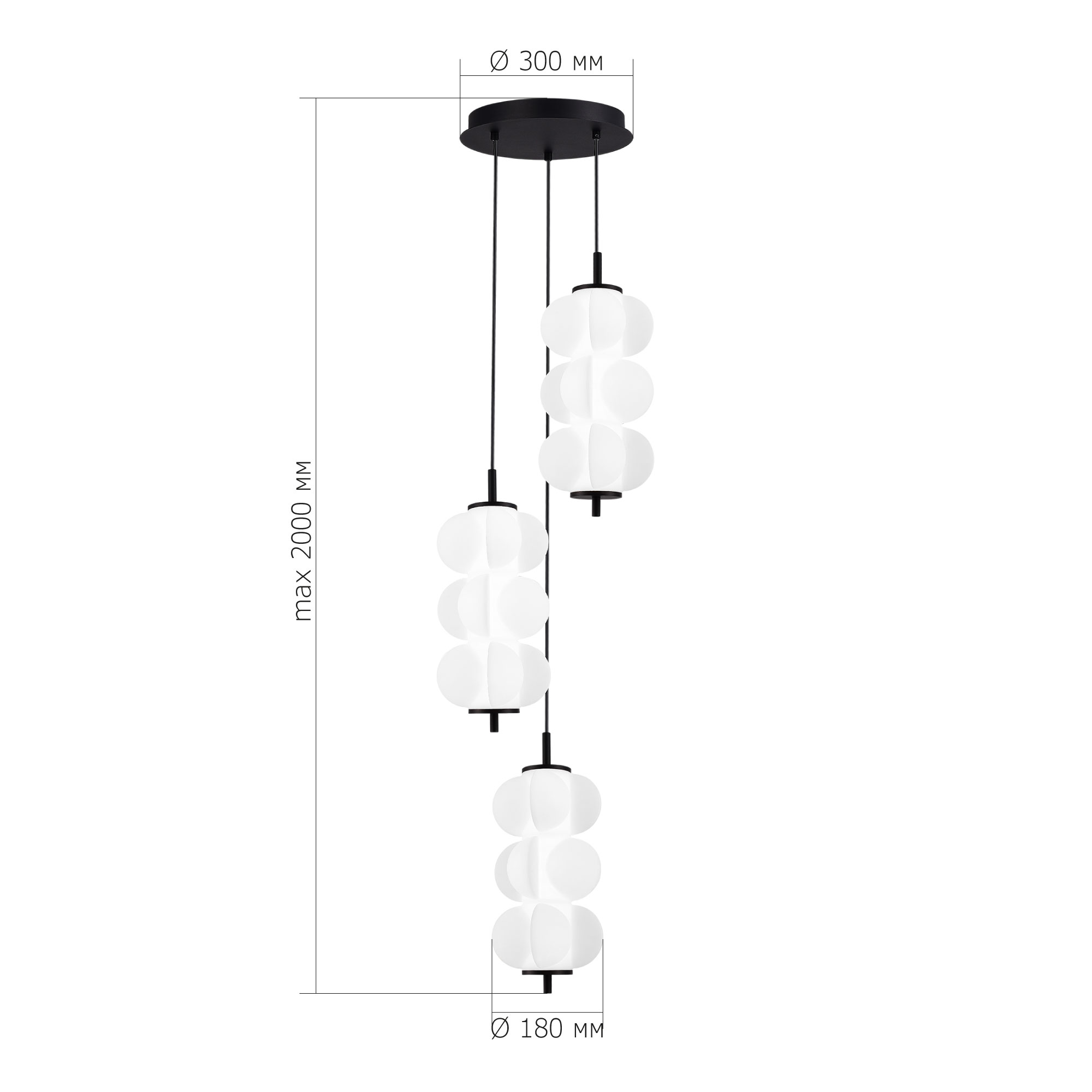 Дополнительная картинка SL6121.403.03 Светильник подвесной ST-Luce TALISMAN