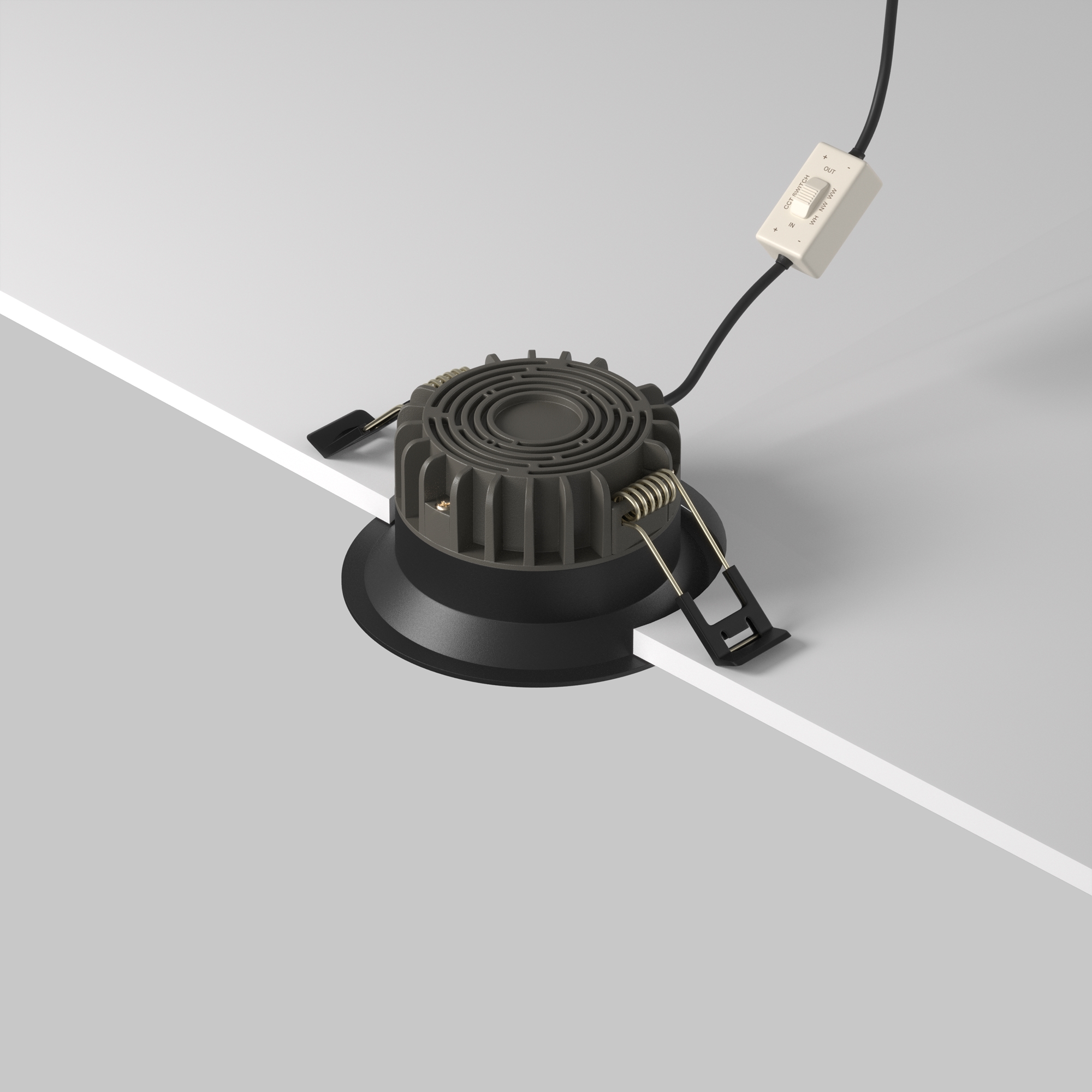 Картинка Встраиваемый светильник Technical DL055-8W3-4-6K-B