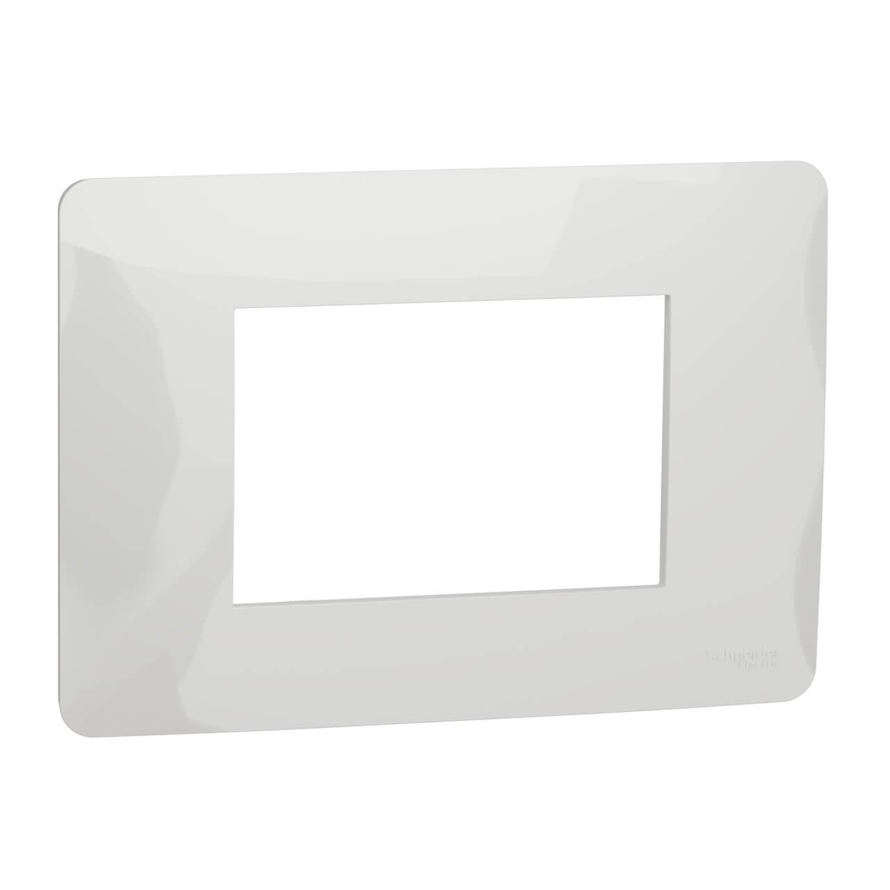 Рамка трехмодульная Schneider Electric Unica New Modular NU210318