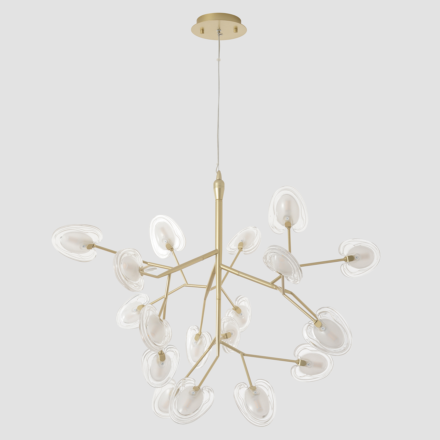 Картинка Светильник подвесной SOLE SP20 GOLD Crystal Lux 3021/220