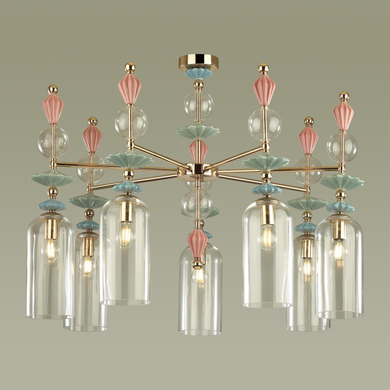 Картинка Подвесная люстра Odeon Light Classic Bizet 4855/7C