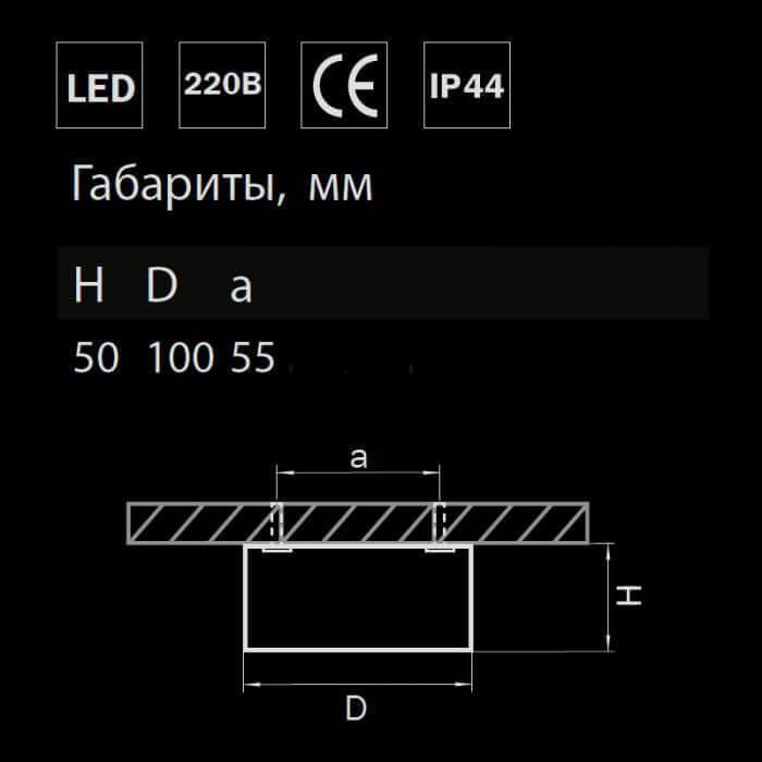 Дополнительная картинка Потолочный светодиодный светильник Lightstar Zolla 213916