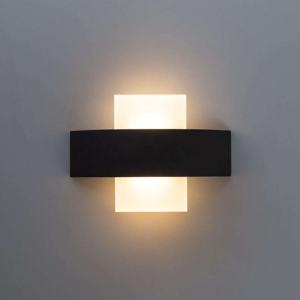 Уличный настенный светодиодный светильник Arte Lamp Croce A1444AP-1BK — фото 6