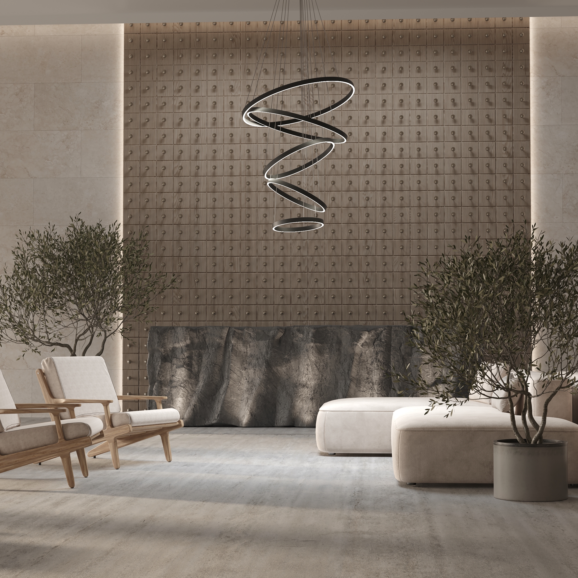 Дополнительная картинка Подвесной светильник Maytoni MOD058PL-L200BK