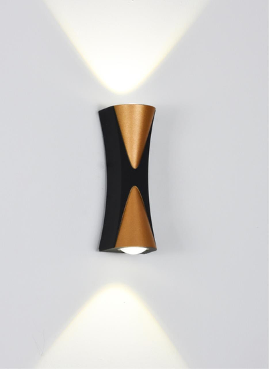 С 2 плафонами на стену Настенный светильник Arte Lamp GUDJA A6026AP-10BK, доставка по Казахстану 