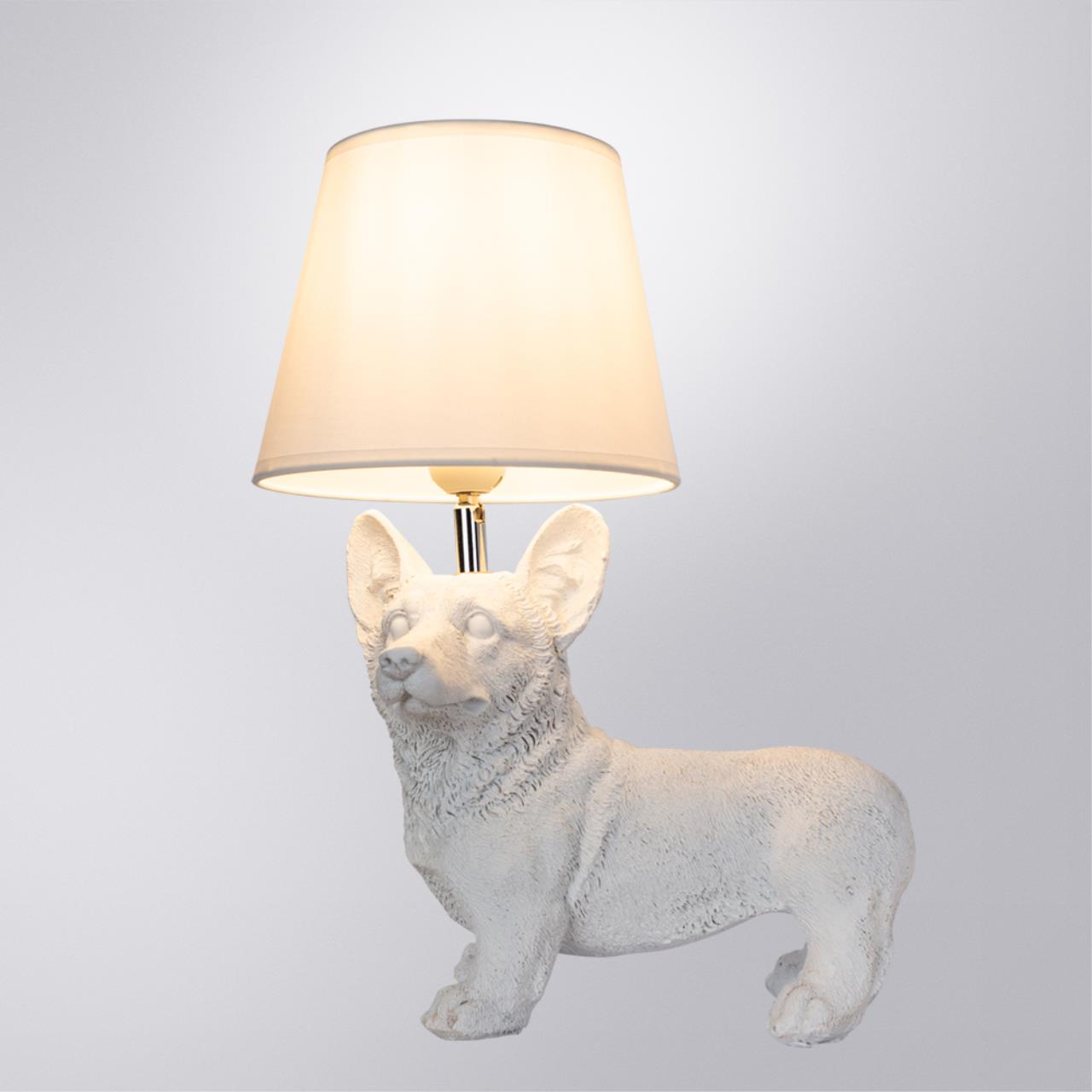 Дополнительная картинка Настольная лампа Arte Lamp Schedar A4008LT-1WH