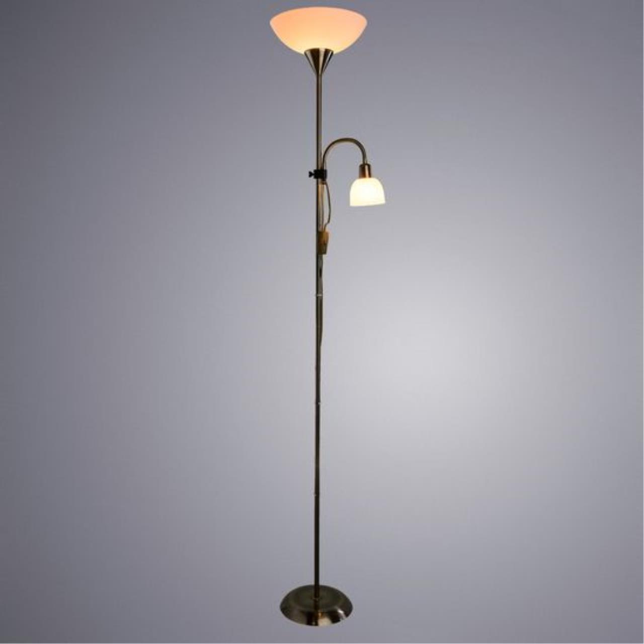 Картинка Торшер Arte Lamp Duetto A9569PN-2AB