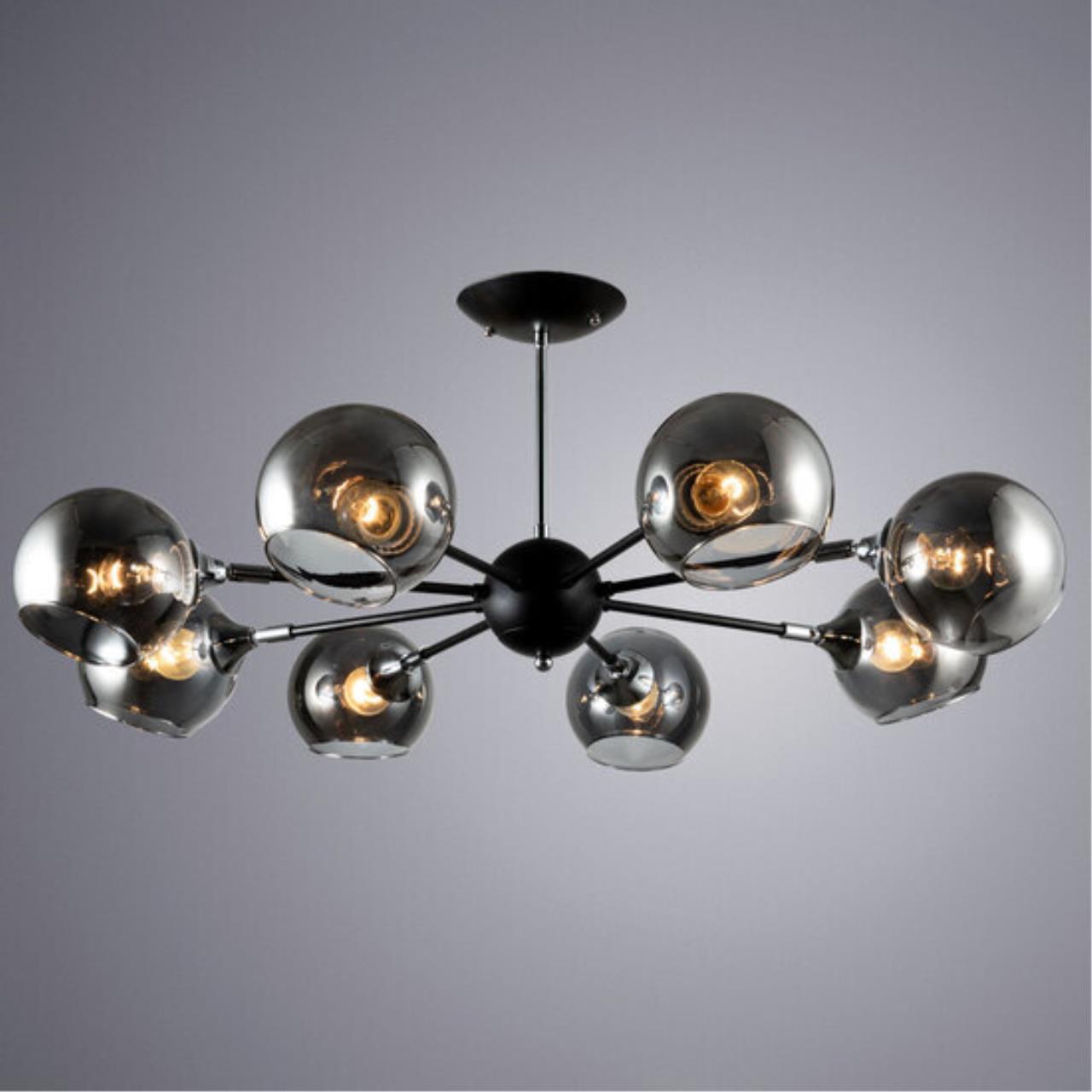 Дополнительная картинка Потолочная люстра Arte Lamp Lagos A2708PL-8BK