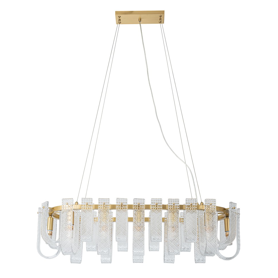 Картинка Подвесная люстра Belfast Severn 6601-950 BR CL