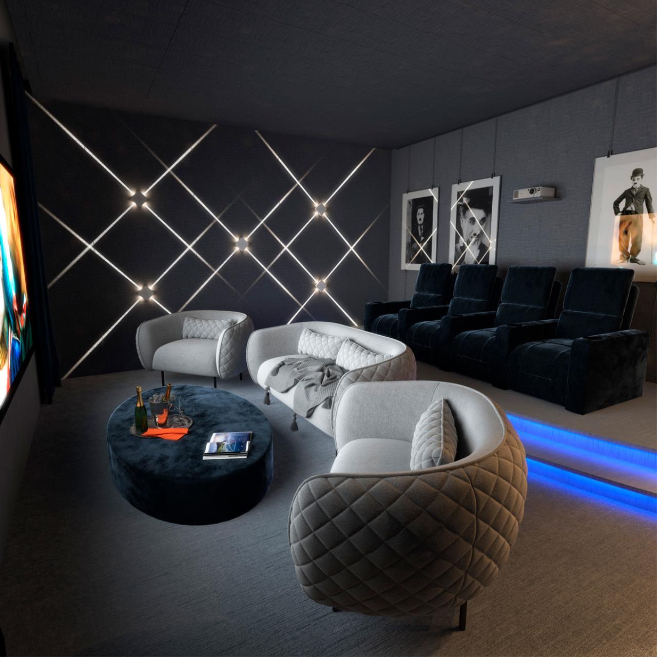 Картинка Настенный светодиодный светильник Odeon Light Hightech Vista 4258/8WL