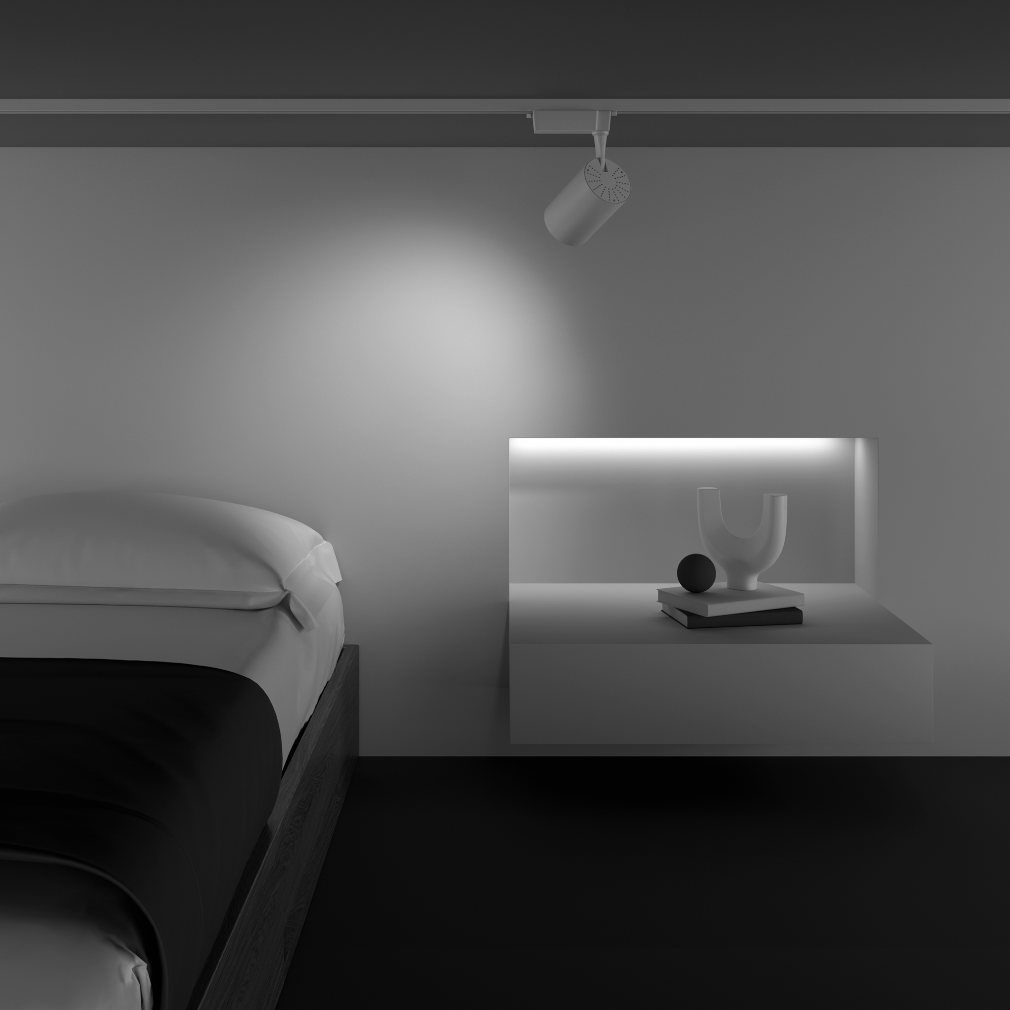 Картинка Трековый светильник Technical TR003-1-26W3K-W-W