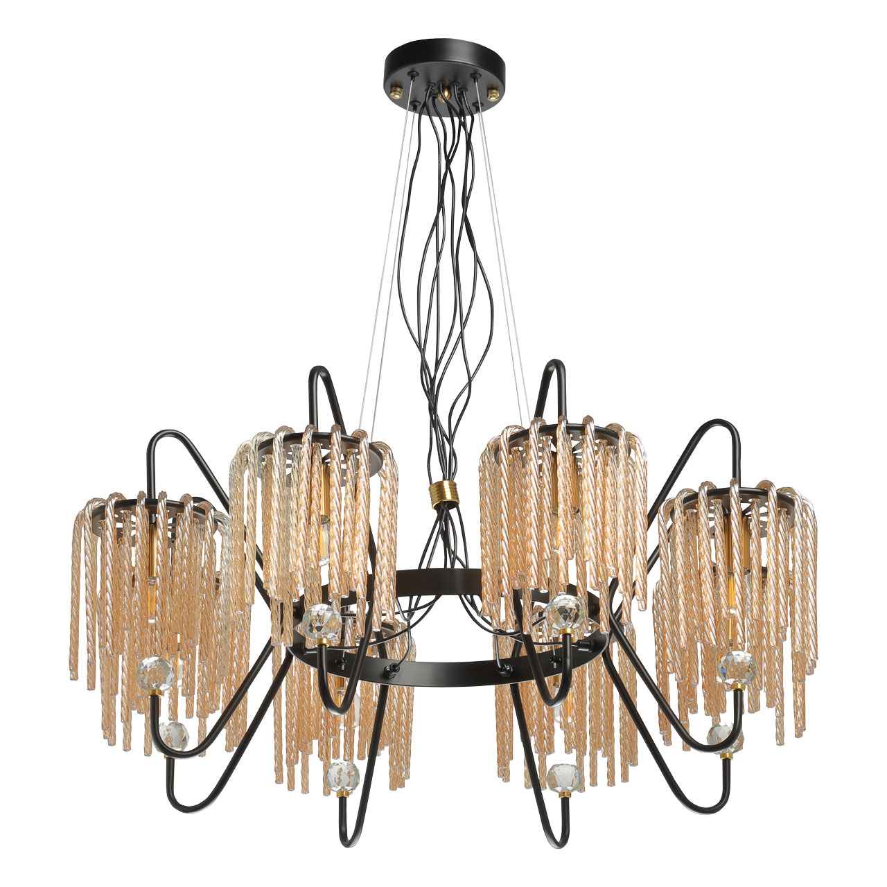 люстры 443010908 mw-light лавиния 8*60w е14 люстра, доставка по Казахстану 