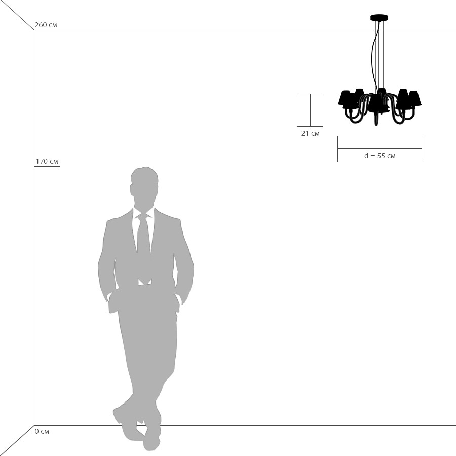 Картинка Подвесная люстра Lightstar Bianco 760086