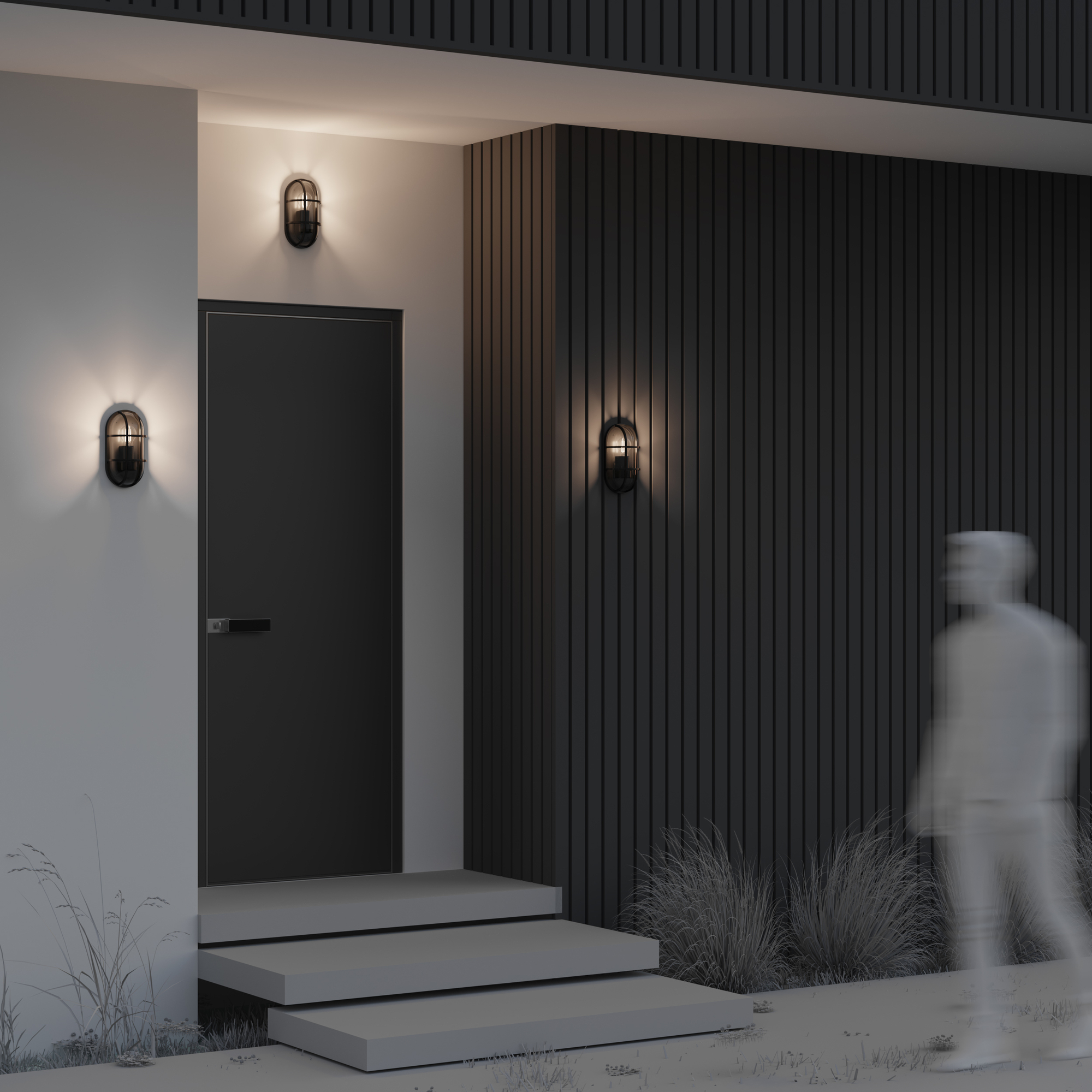 Дополнительная картинка Настенный светильник (бра) Outdoor O449WL-01GF1