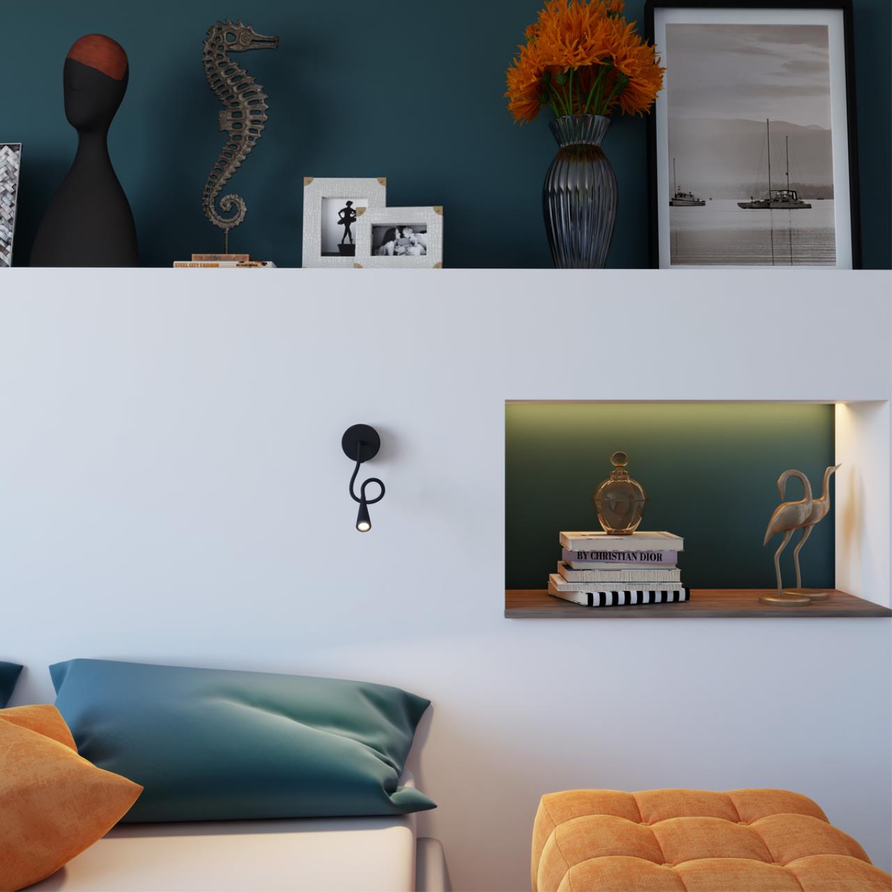 Дополнительная картинка Бра Odeon Light Hightech Odds 4254/3WL