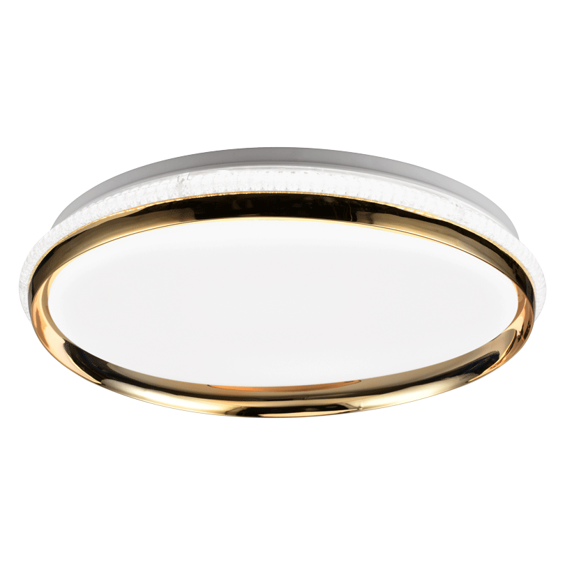 люстры светильник lumin'arte led gelios управляемый 72w димм. 3000-6500k max 5100lm пульт ду с акриловый кантом под золото 80x470mm ip20, доставка по Казахстану 