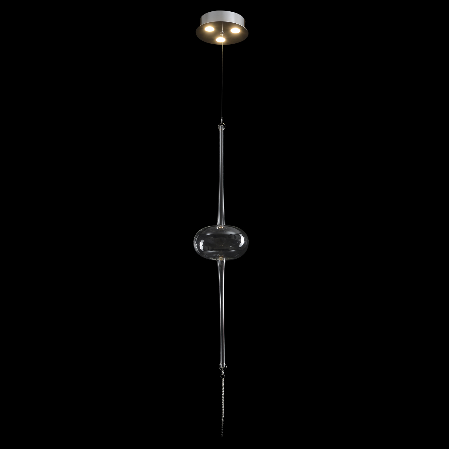 Дополнительная картинка Светильник подвесной GLASS Crystal Lux 3850/203