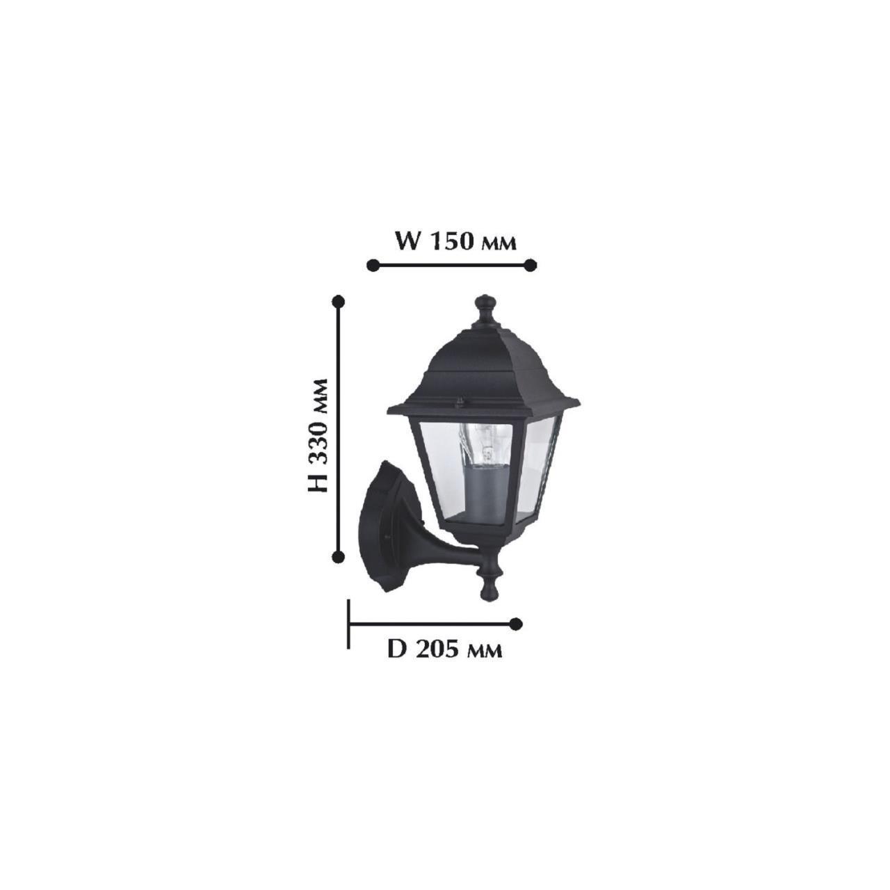 Картинка Уличный настенный светильник Favourite Leon 1812-1W