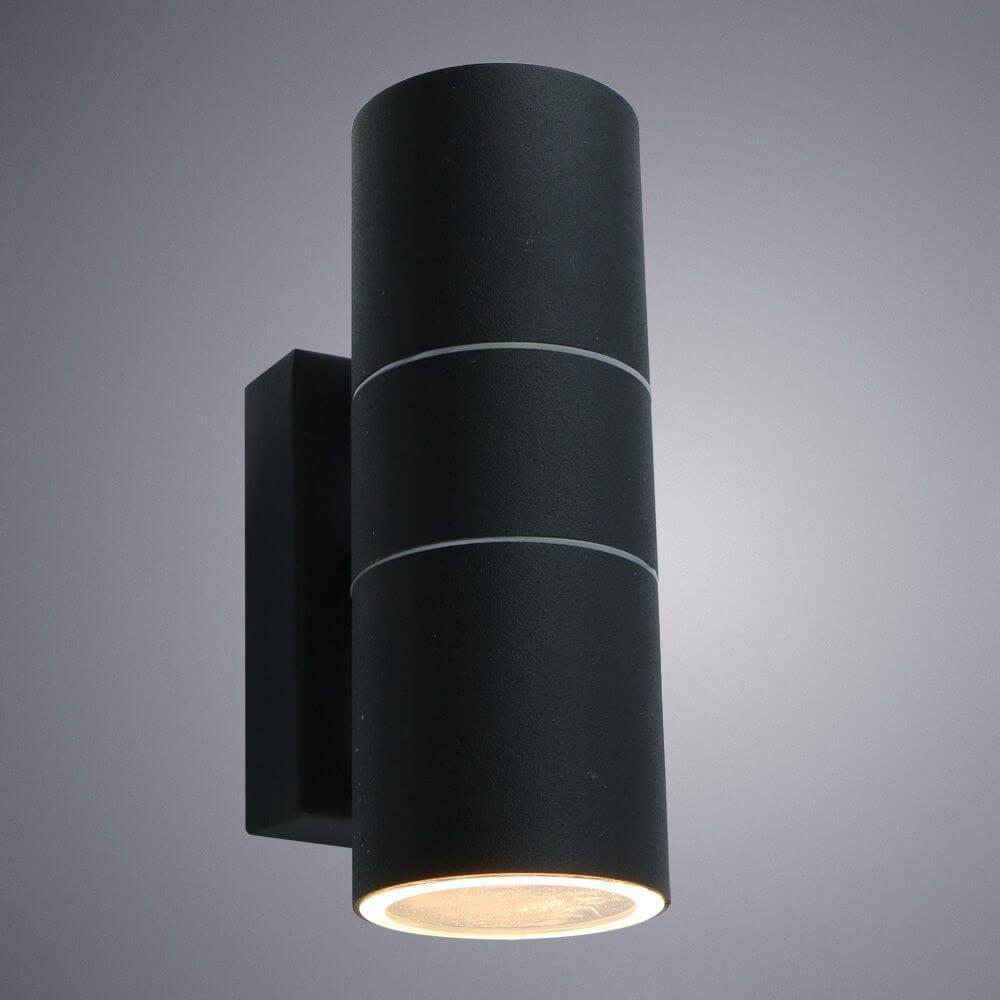 Картинка Уличный настенный светильник Arte Lamp Sonaglio A3302AL-2BK